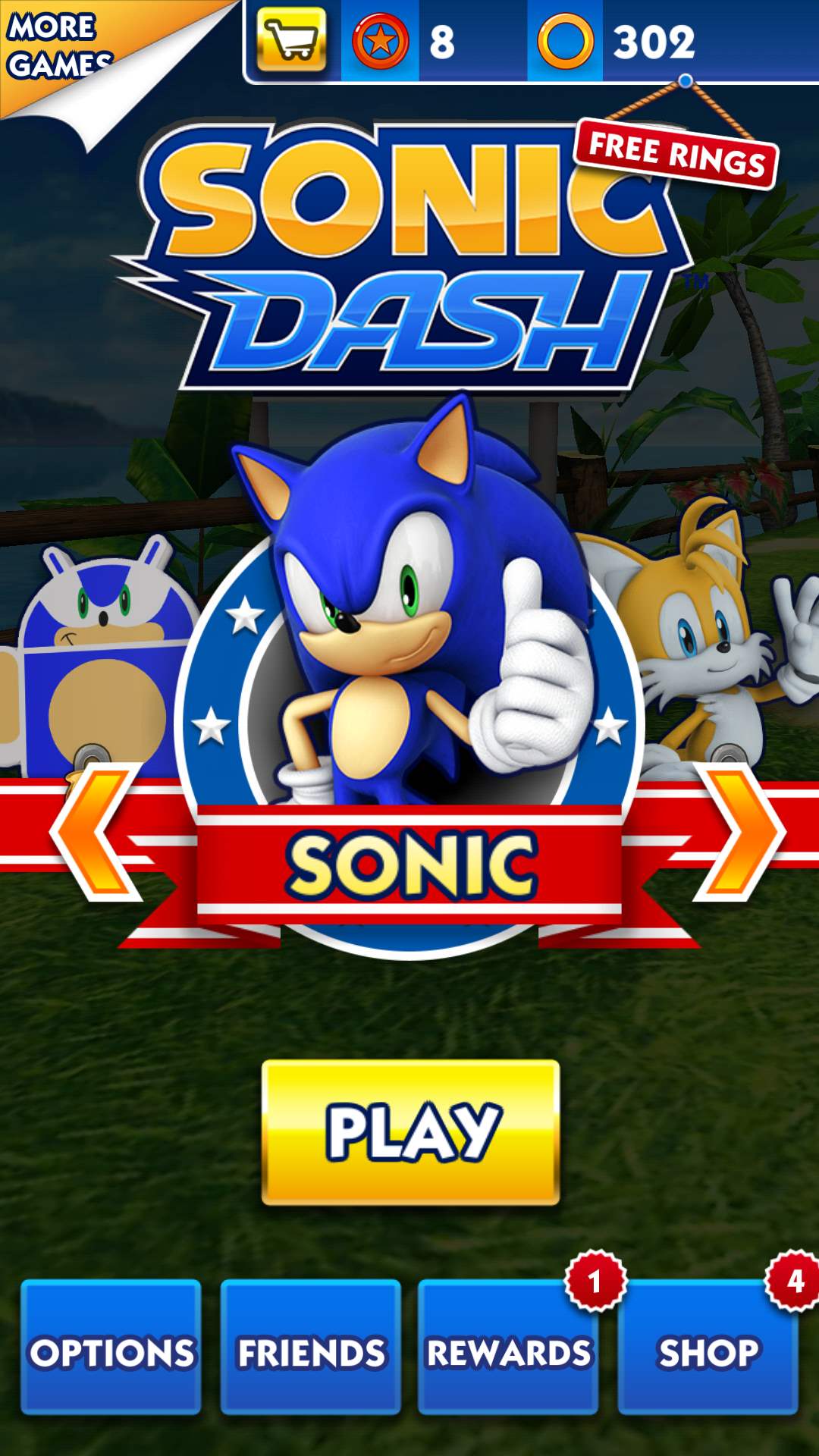 Sonic dash game to play free
